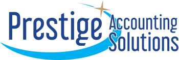 Prestige Accounting Solutions Full Colour Logo No Background Gold Star